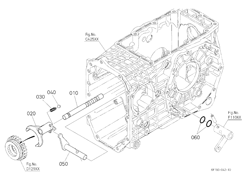 Range Gear Shift Fork