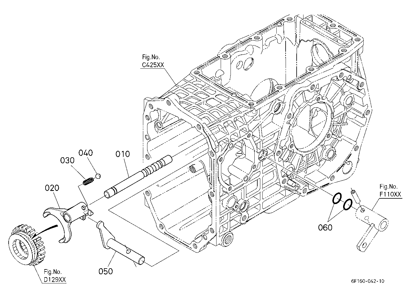 Range Gear Shift Fork