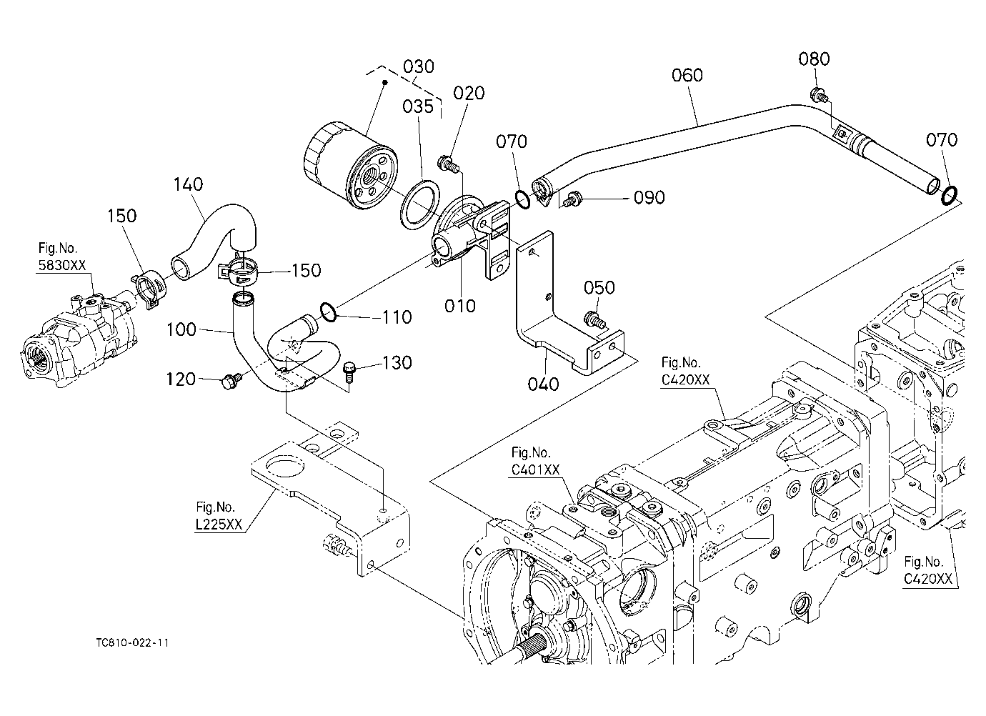 Hydraulic Oil Line (Inlet)