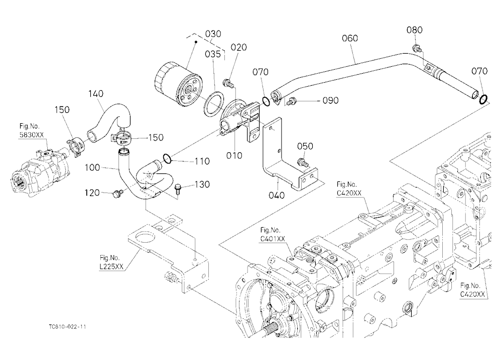 Hydraulic Oil Line (Inlet)