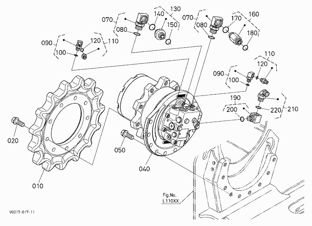 HST MOTOR (RH)