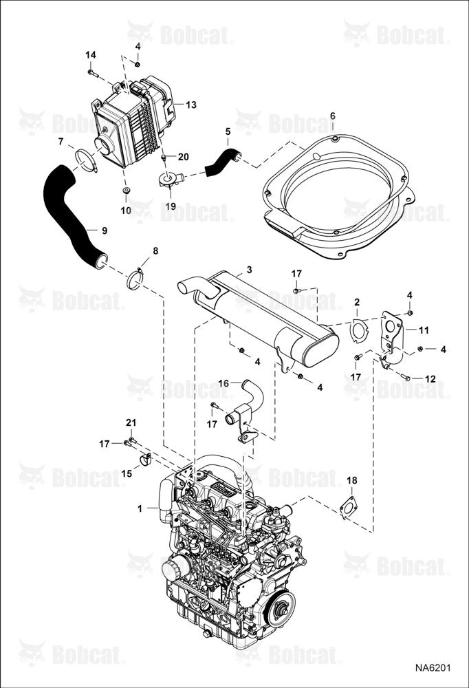 Engine & Attaching Parts (Air Cleaner & Muffler)  ASRW11001 - ASRW11100