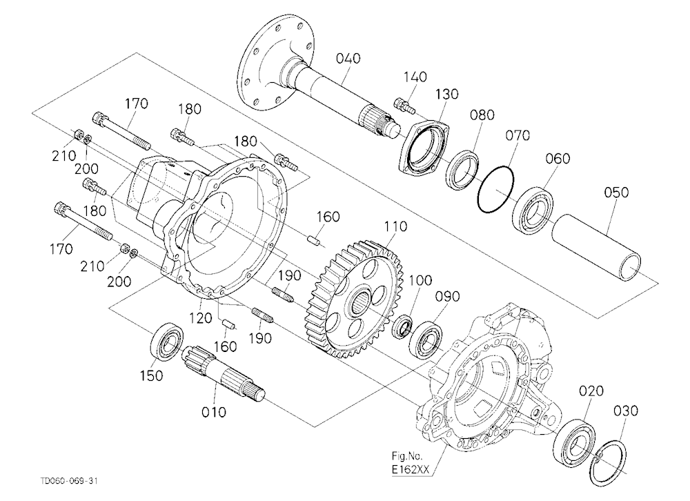 Rear Axle Rh