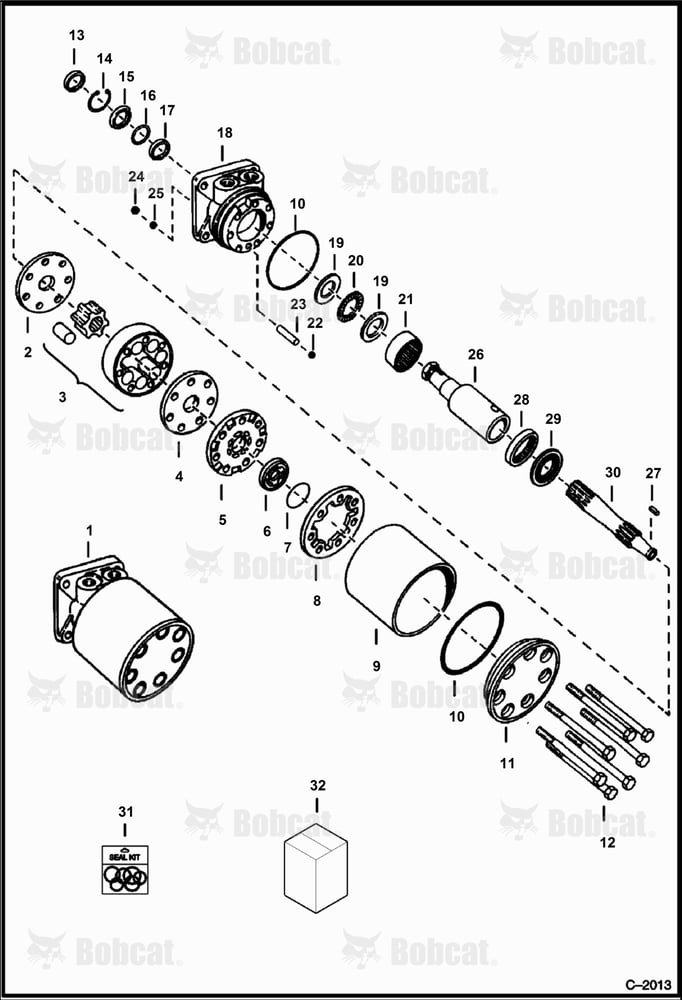 Hydrostatic Motor (Ross Mae 24012, Mae 24021, Mae 24024)