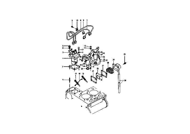 Breather And Injection Pump Group
