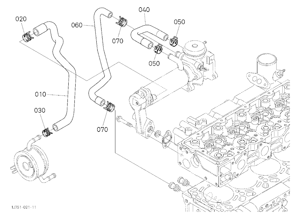 Egr Water Piping [New]