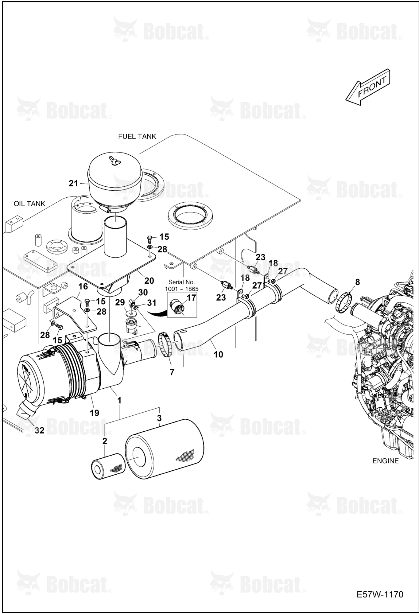 Engine & Attaching Parts (Air Cleaner)