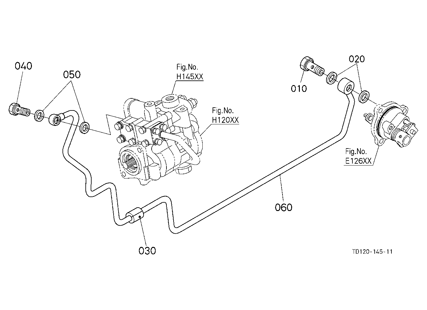 Pto Hydraulic Oil Line [Manual T/M Type]