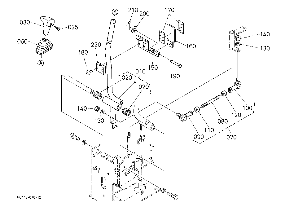 Control Lever (Travel Rh 1)