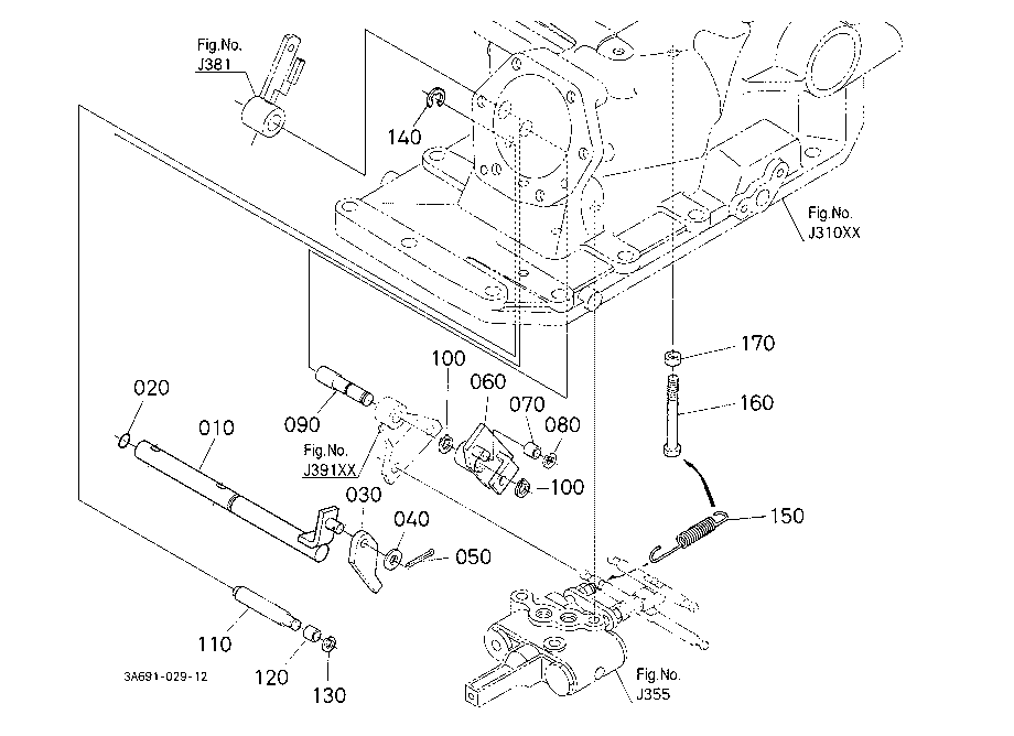 Position Control Shaft [Cab Type]