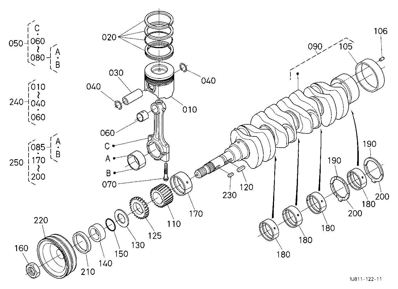 Piston And Crankshaft