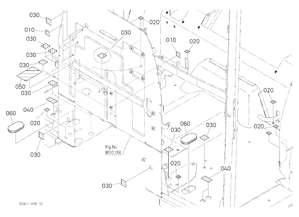 Label/Plug/Cushion (Panel Frame/Step)