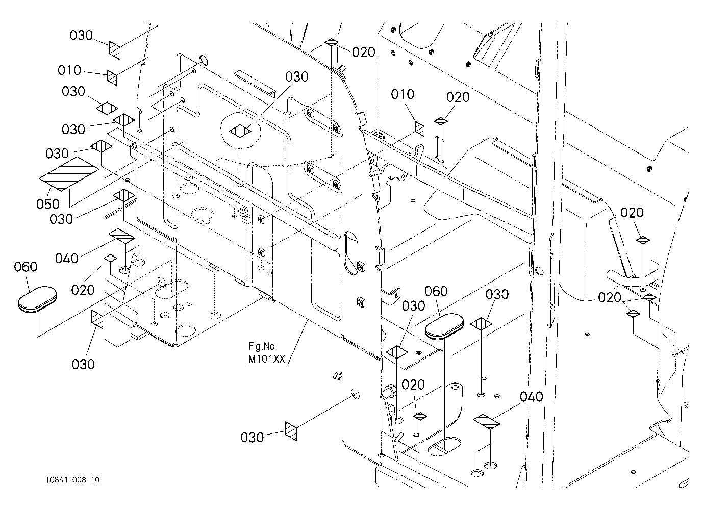 Label/Plug/Cushion (Panel Frame/Step)