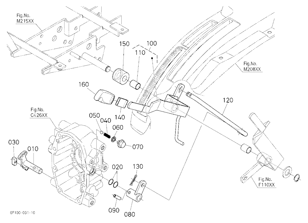 Pto Gear Shift Lever