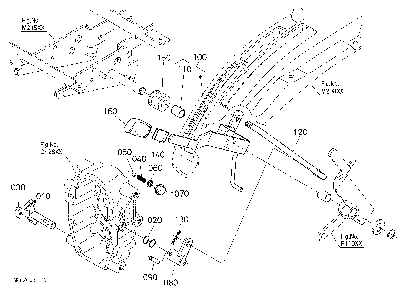 Pto Gear Shift Lever