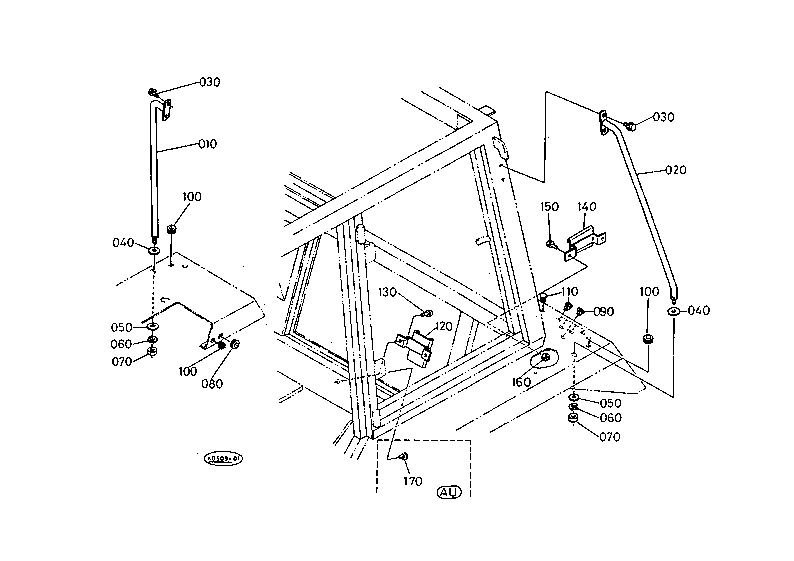 Handrail And Smv Holder With Cab