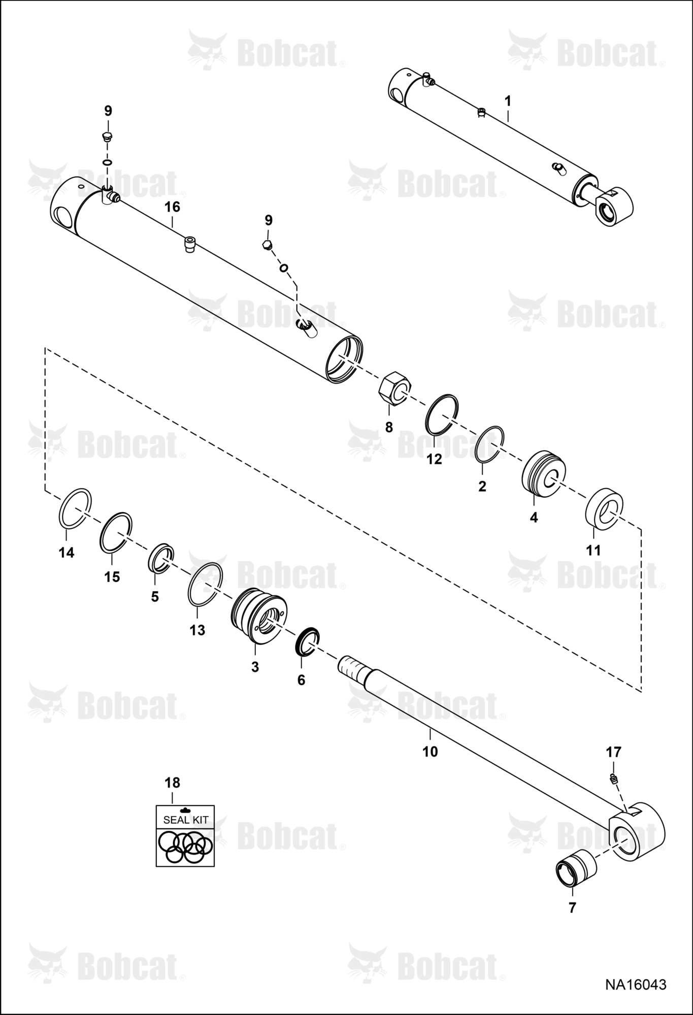 Boom Swing Cylinder
