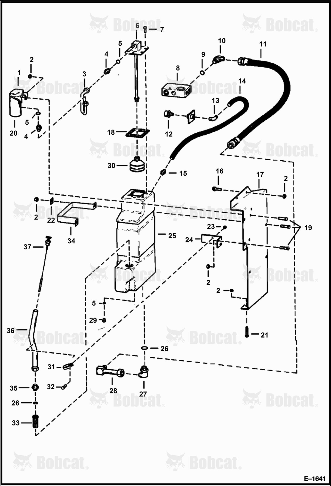 Hydraulic Oil Tank  5030M15021 & Above