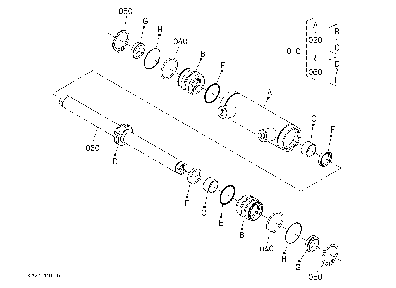 Steering Cylinder [Component Parts]