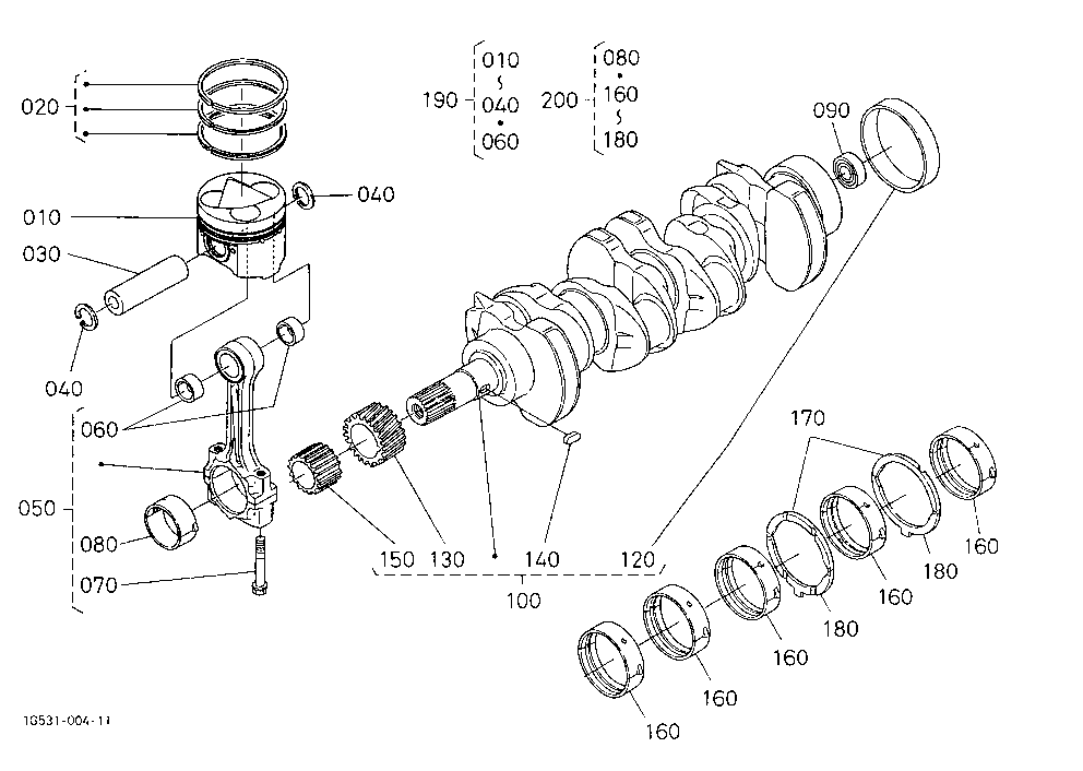 Piston And Crankshaft