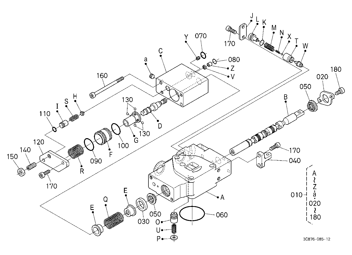 Auxiliary Control Valve (Scd) [Component Parts] [N