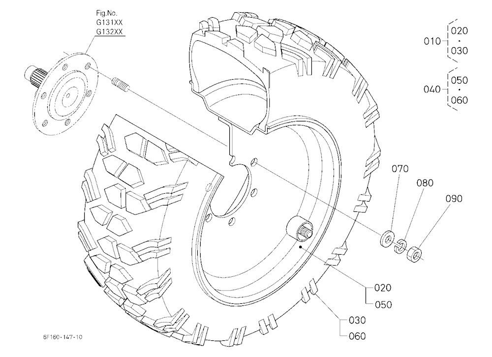 Front Wheel (23*8.50-12)