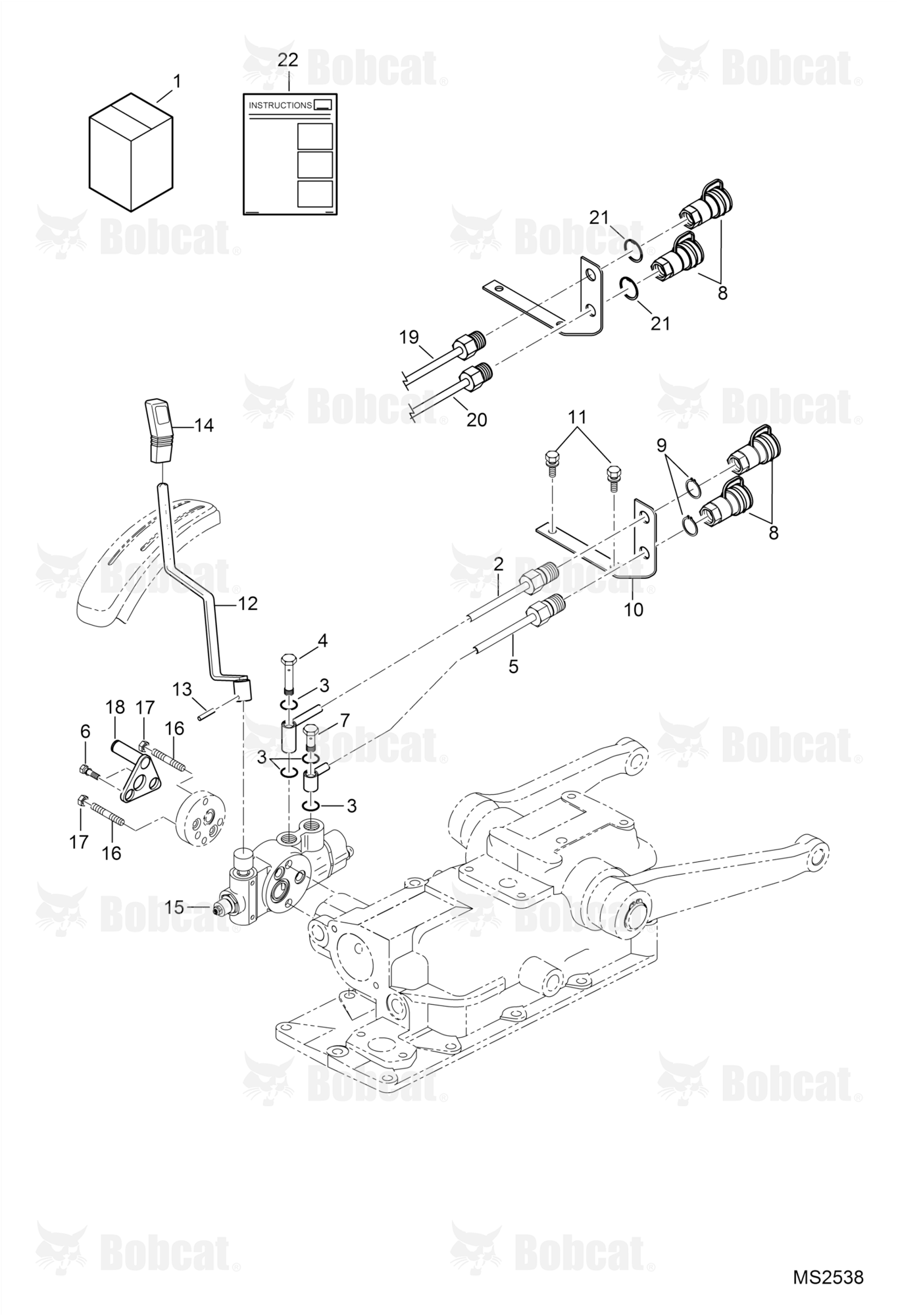 Auxiliary Hydraulics Kit (Rear)