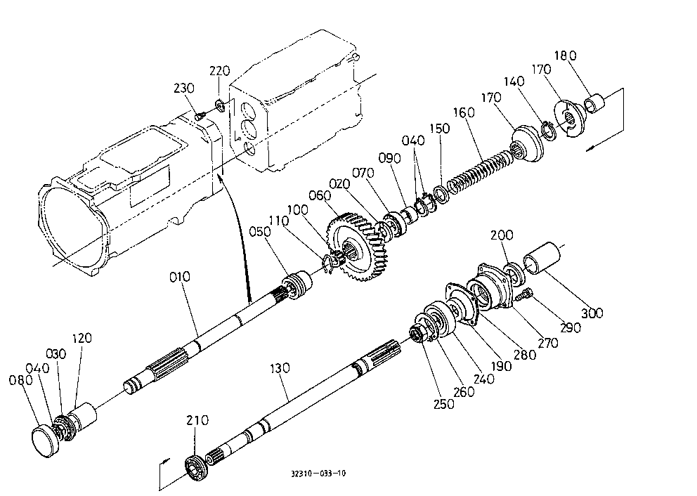 Pto Countershaft