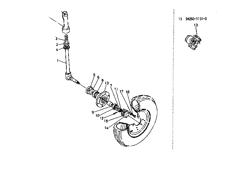 Knuckle Shaft