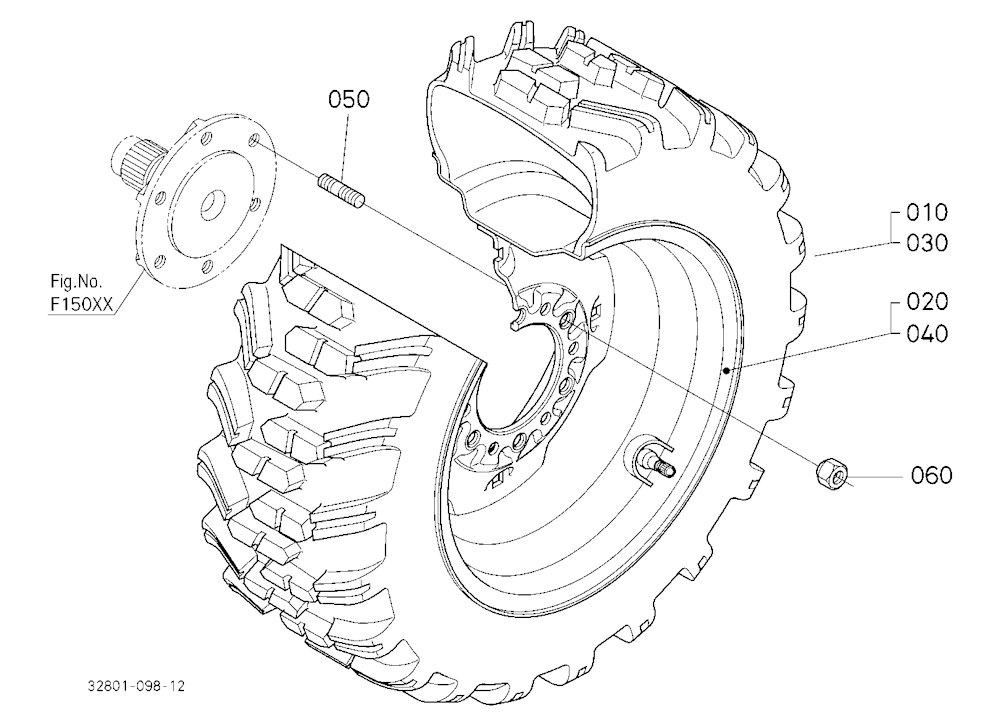 Front Wheel (27*10.5-15) [New]