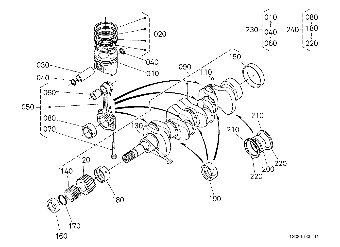 Piston And Crankshaft