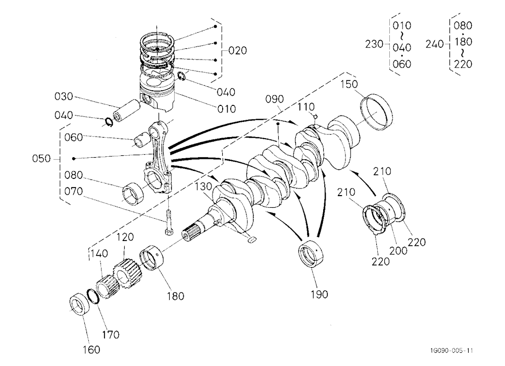 Piston And Crankshaft