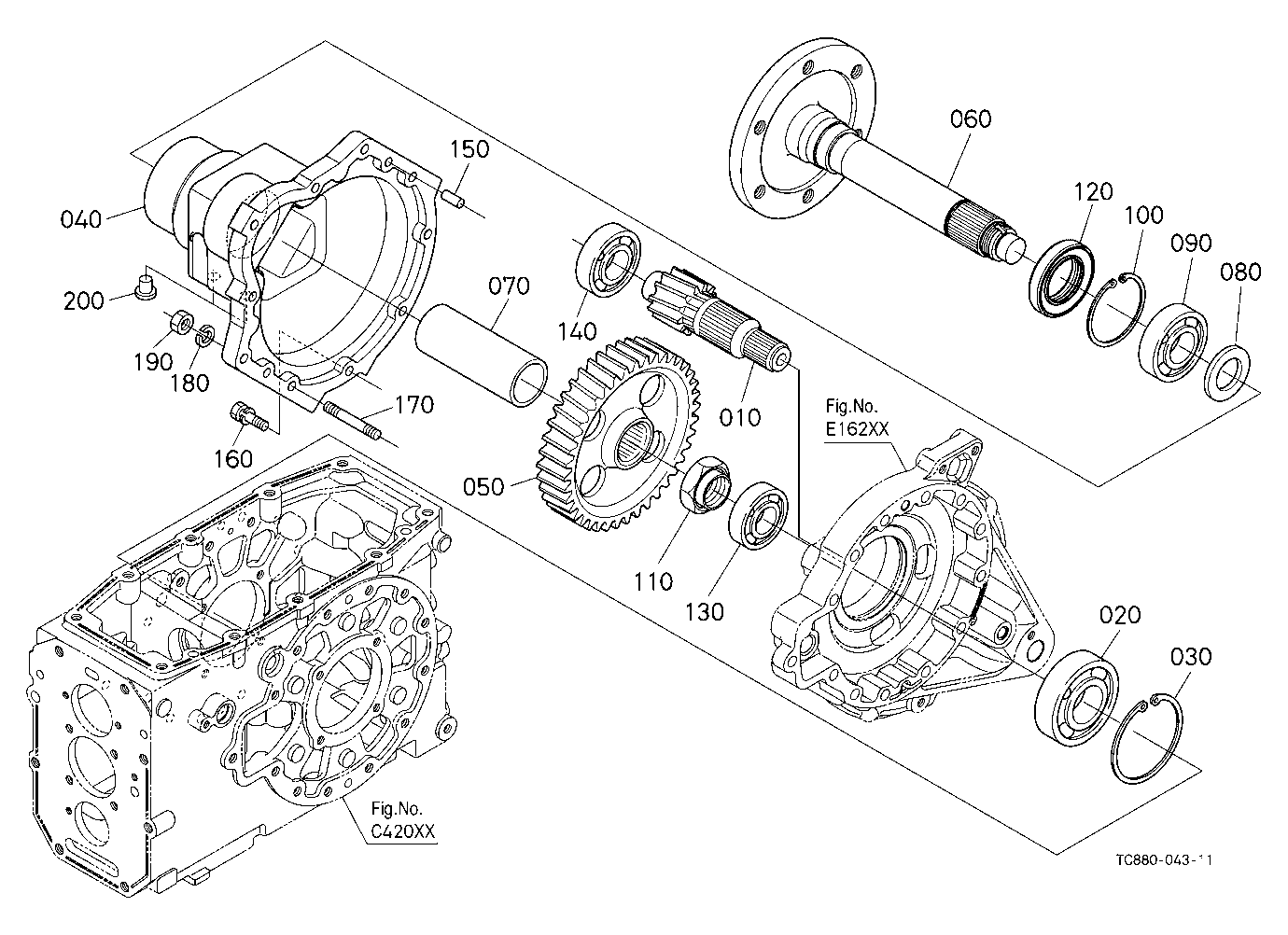 Rear Axle Rh