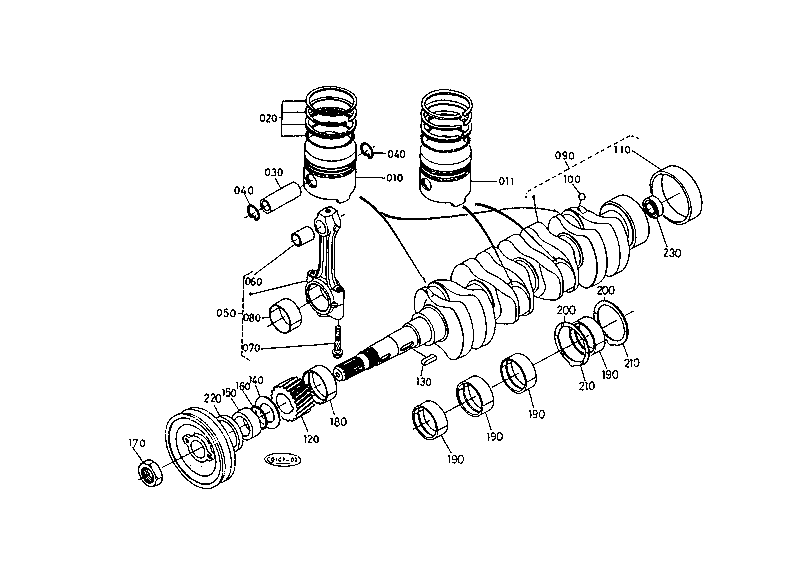 Piston And Crank Shaft