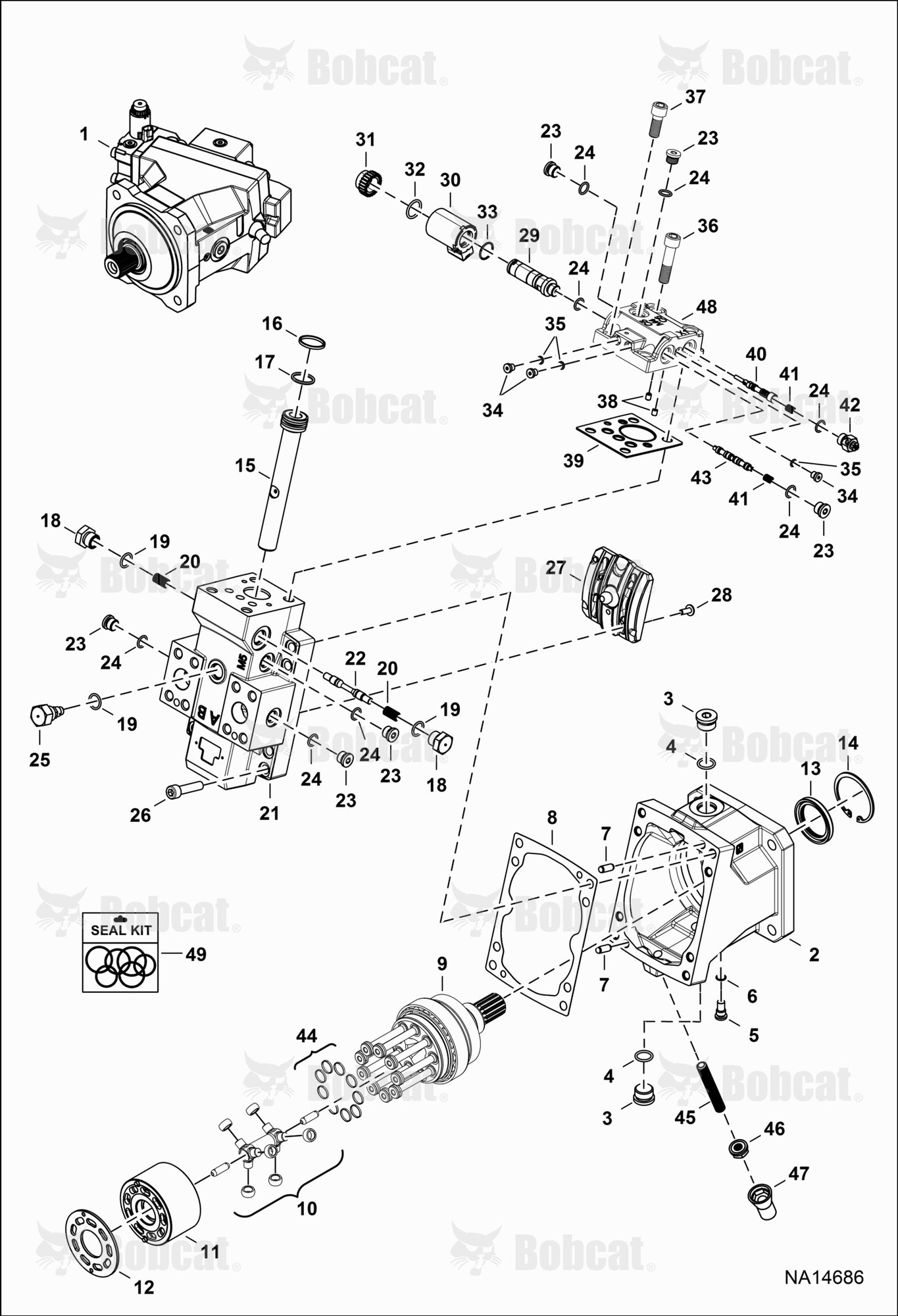 Hydrostatic Motor (Models 83072606 & 83072607)