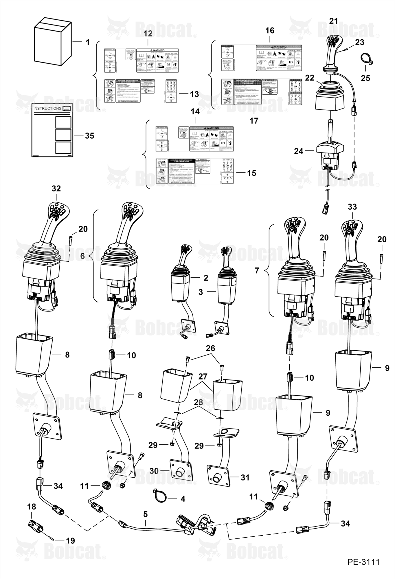 Controls Electrical (Selectable Joystick Control Service Kit)
