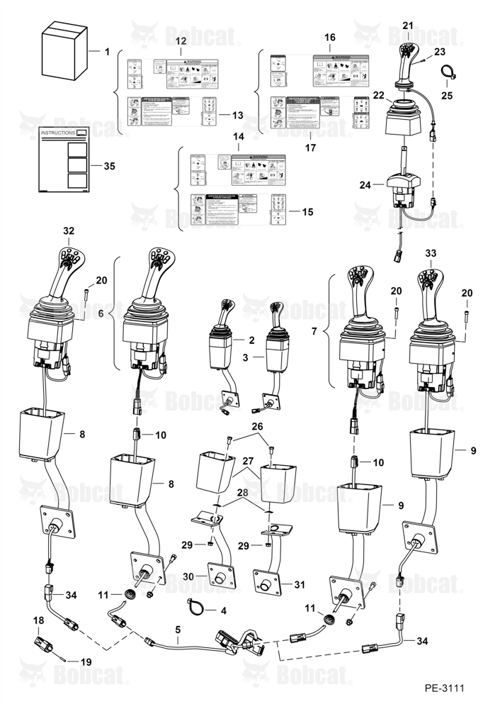 Controls Electrical (Selectable Joystick Control Service Kit)