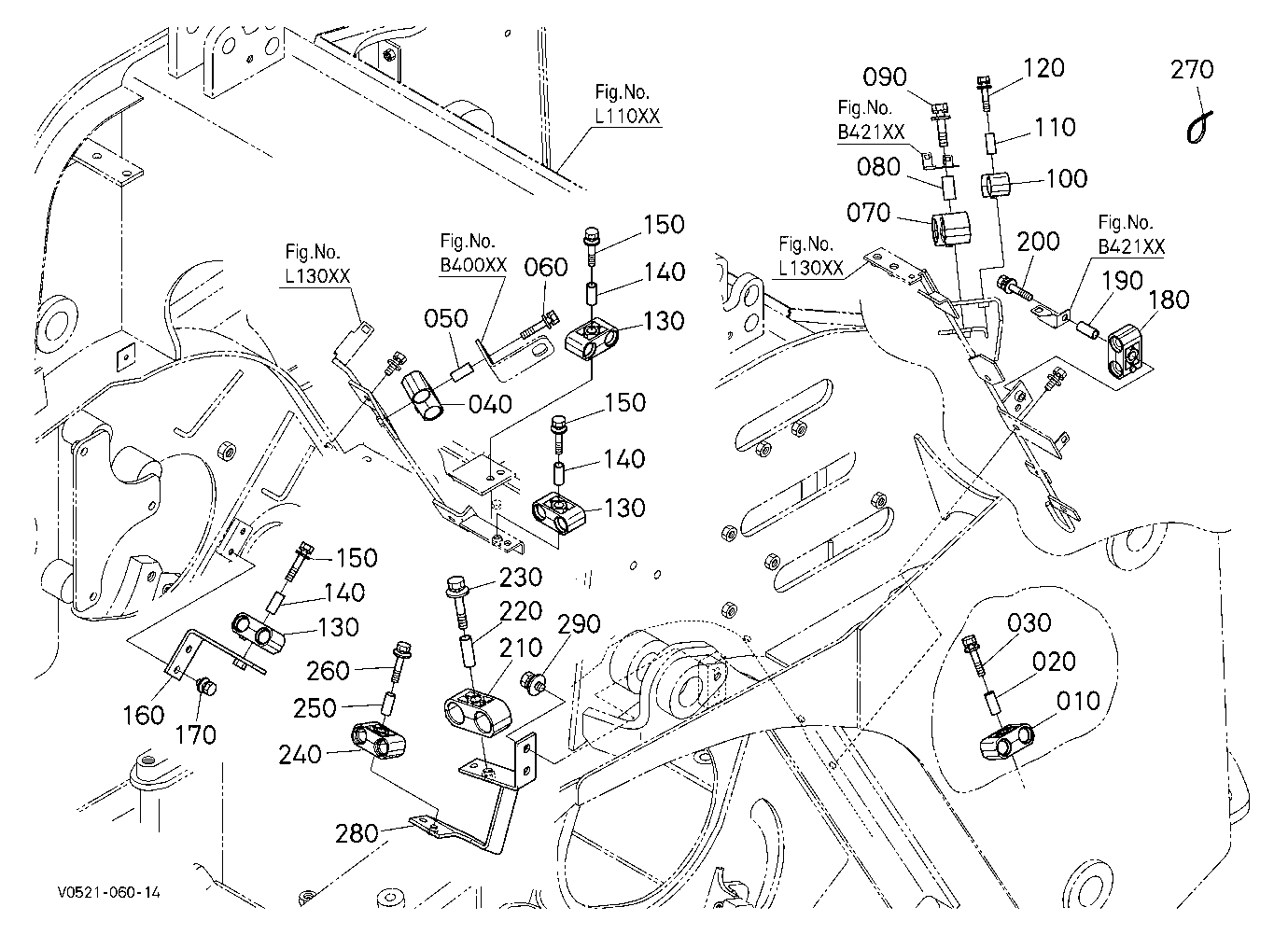 Hose Clamp [Hydraulic Hitch] [Except High Flow]