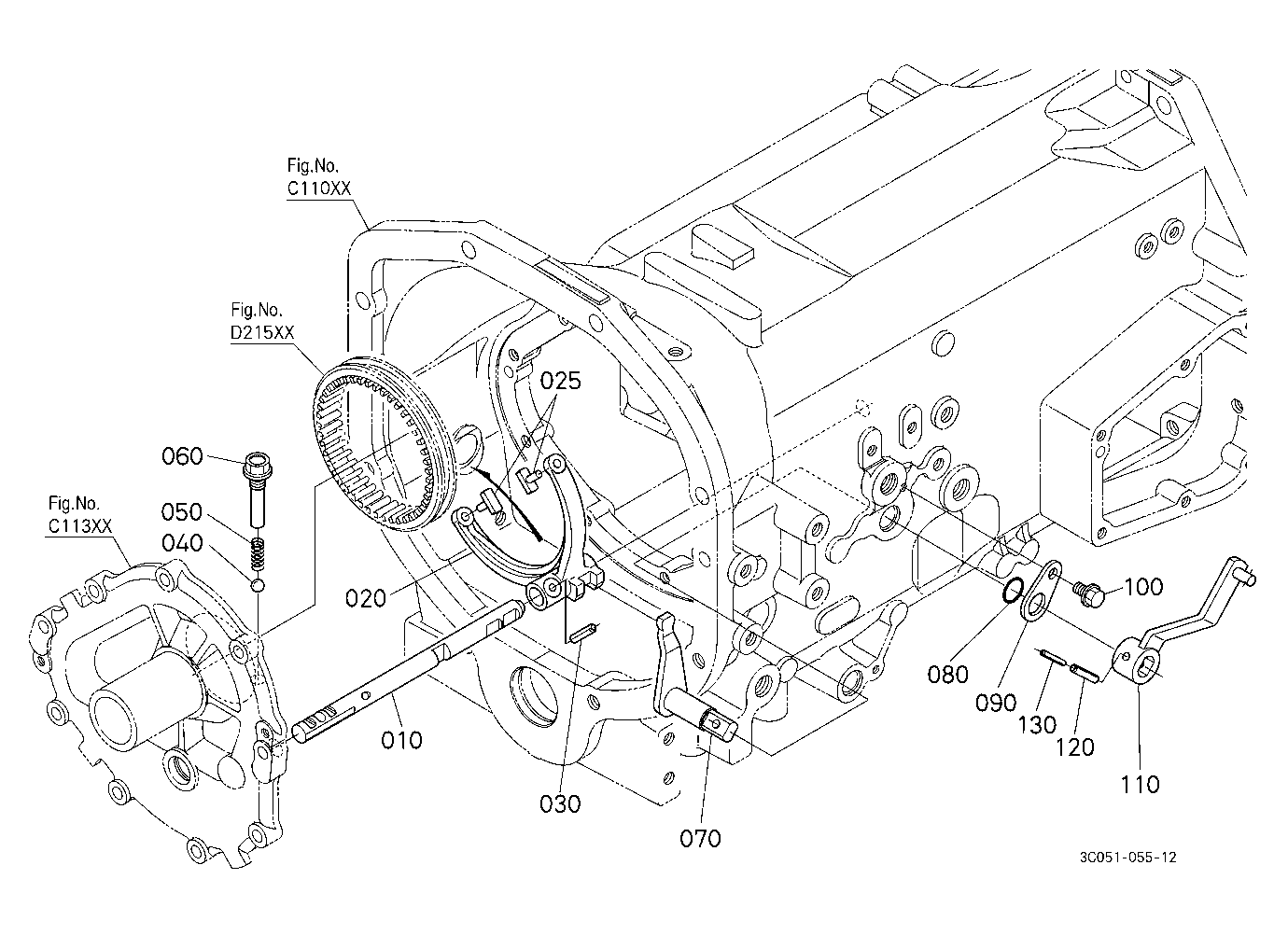 Shuttle Gear Shift Fork
