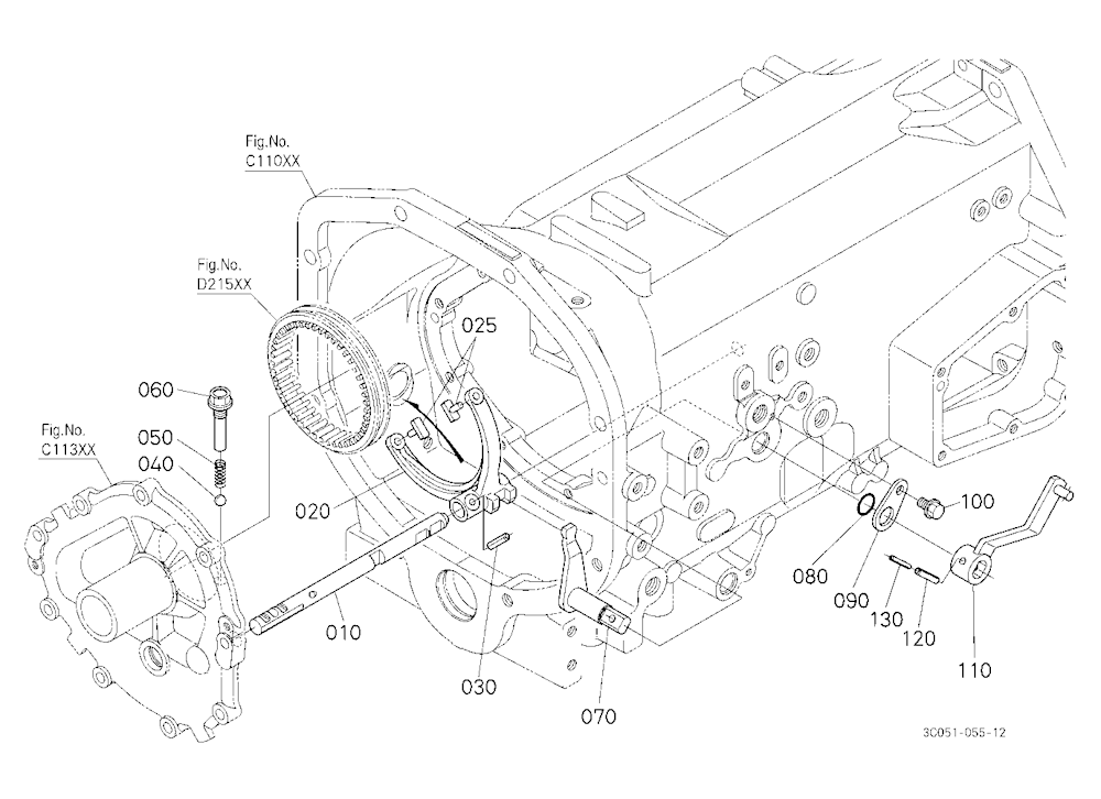 Shuttle Gear Shift Fork