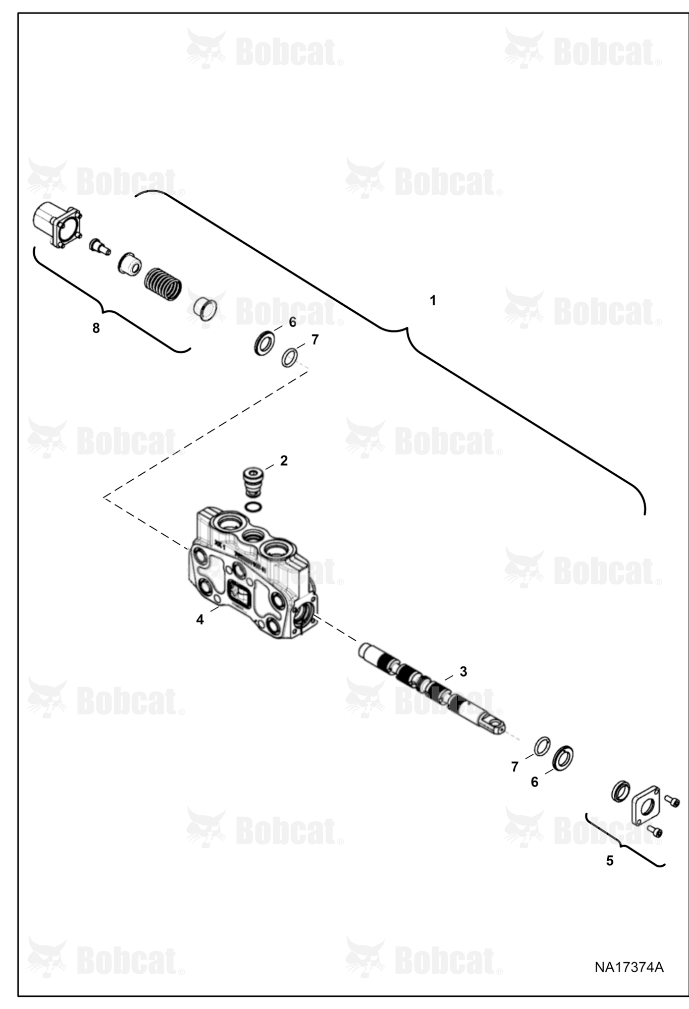 Hydraulic Control Valve (Stabilizer Section)