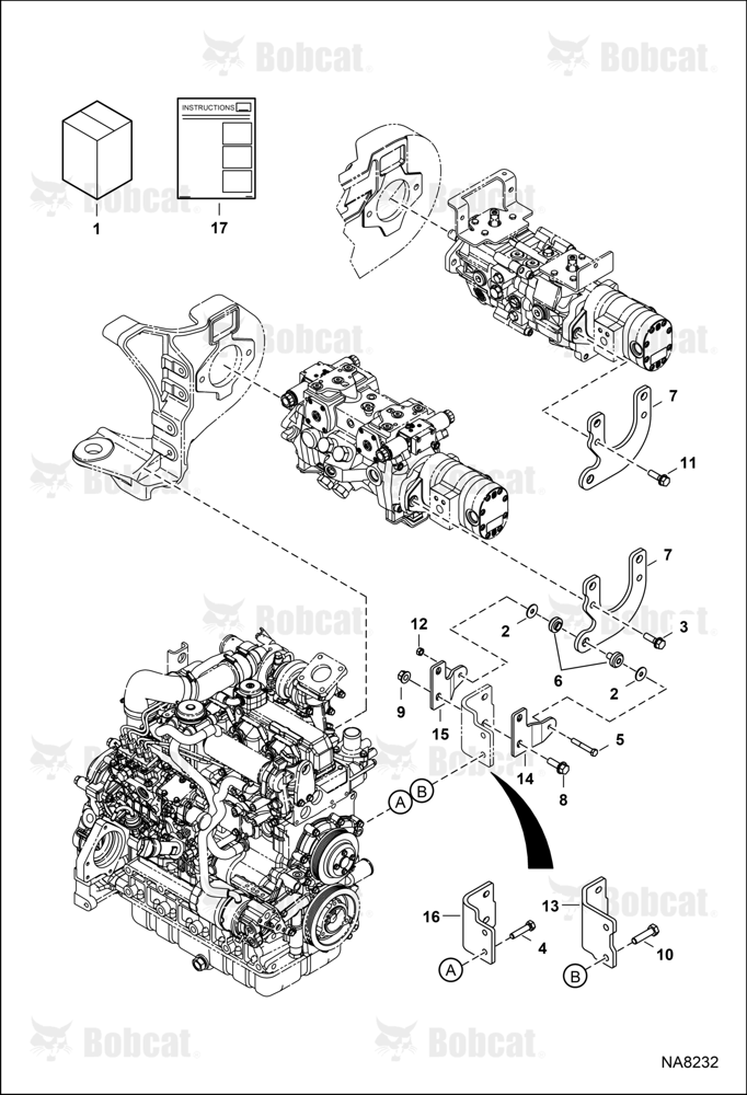 Isolator Mount Kit (Fabricated Mounts)