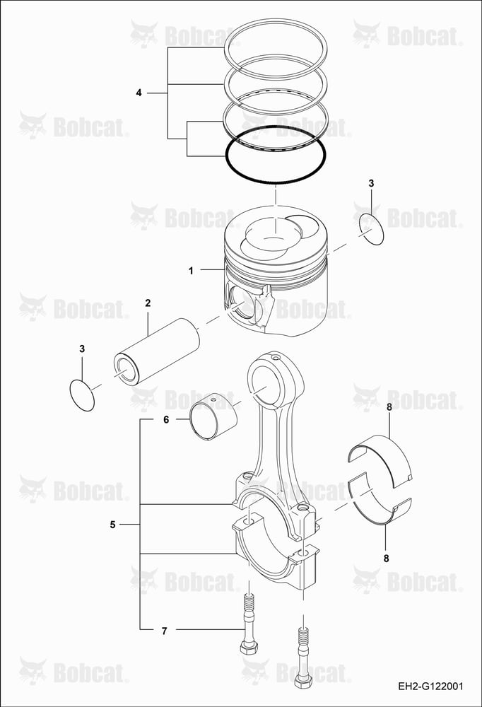 Piston Connecting Rod Group