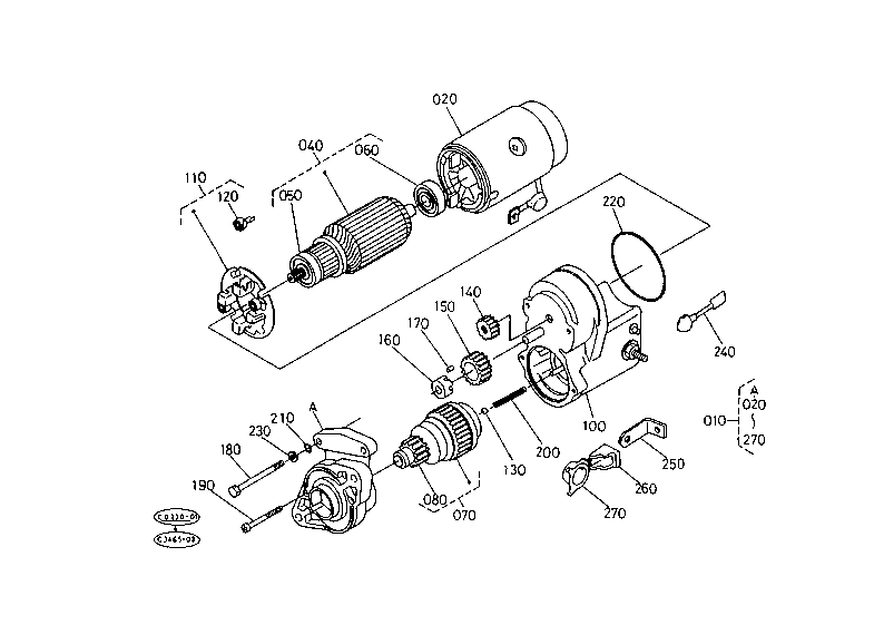 Starter (Component Parts) Loader S.No.<=10080(Not