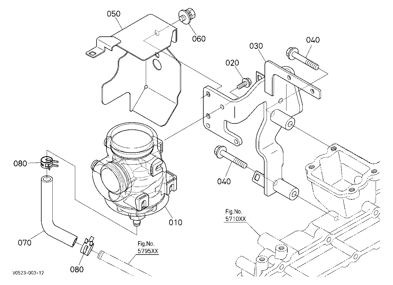 Heater Kit (Oil Separator) (W/G No.S6782) [Option]