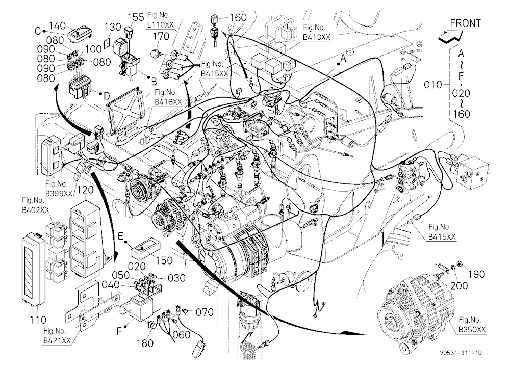 Wire Harness (Engine) [High Flow] [Except Reverse