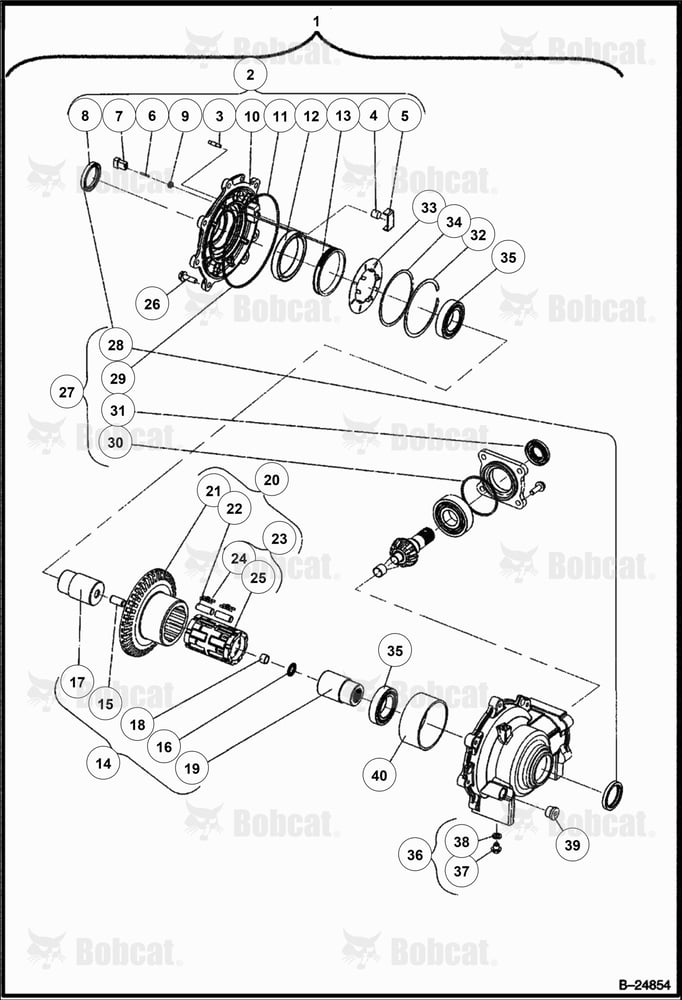 Front Differential (OUTPUT COMPONENTS)