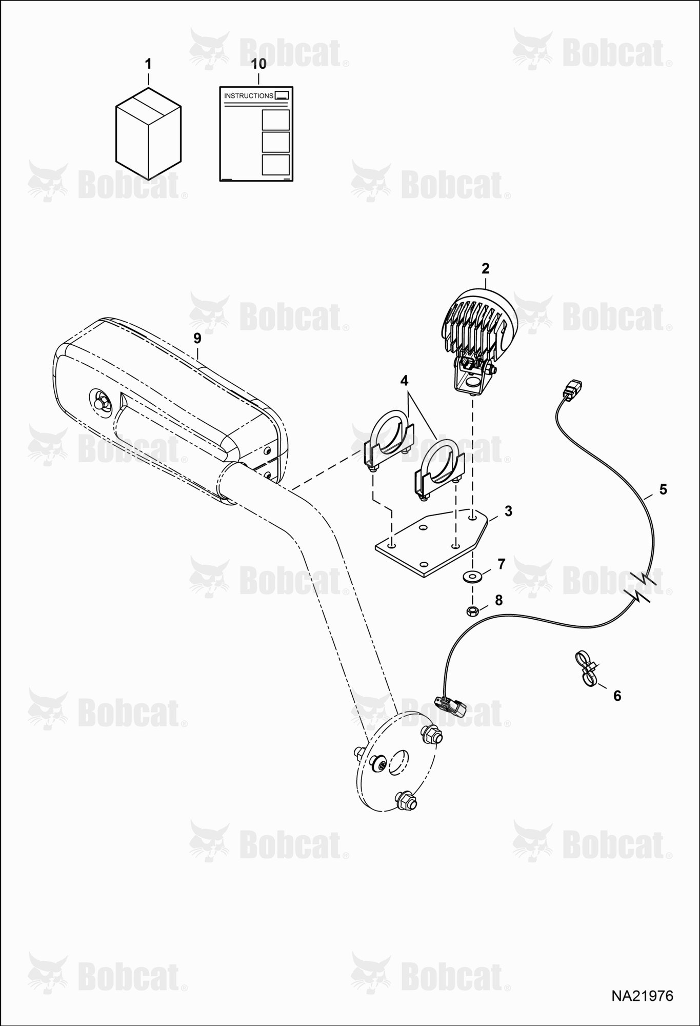 Rear Work Light Kit