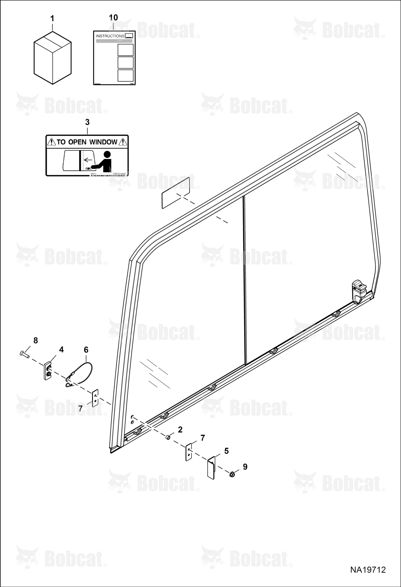 Window Access Kit (Cab Assembly P/N7404350)
