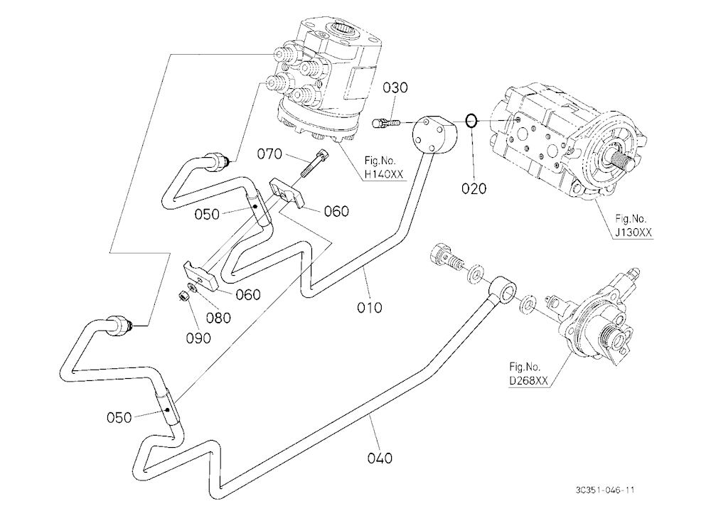 Hydraulic Oil Line (Steering/Pto)